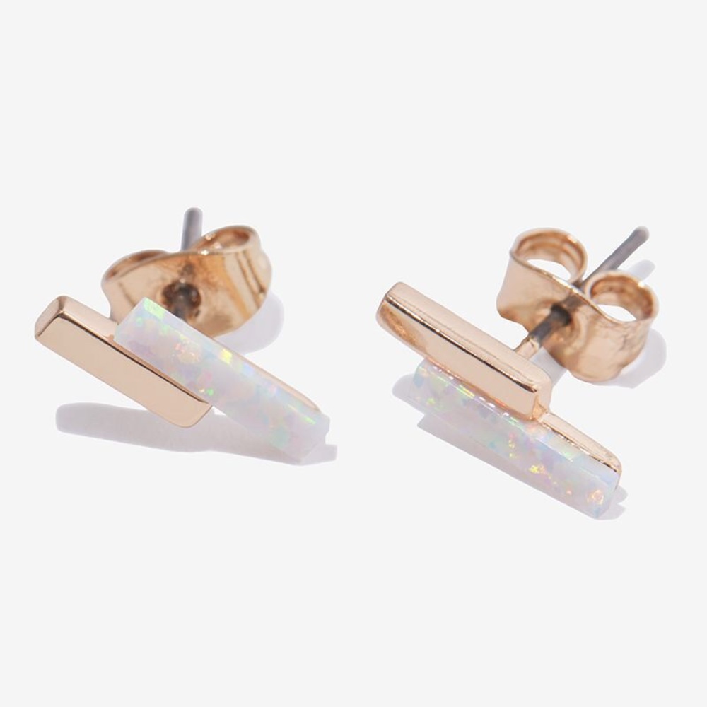 Elizabeth Stone Mod Bar Studs